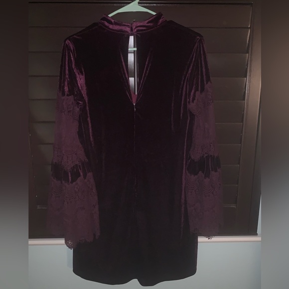 Pretty Hippie Chick Maroon Dress by Do & Be. Size Medium. - Picture 7 of 12